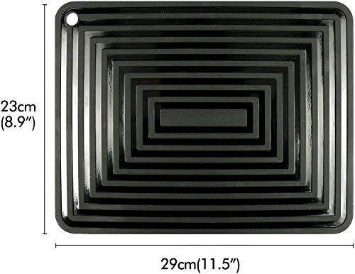 Large Silicone Trivet Mats for Hot Dishes (2 Count)