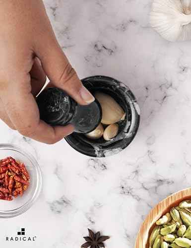 Marble Mortar and Pestle Set Small Spice Grinder & Herb Grinder