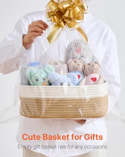 Small Woven Storage Basket for Organizing (3 Count)