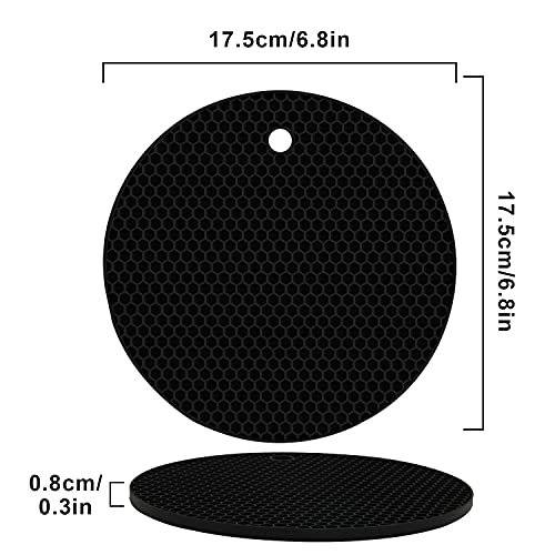 4 Pack Silicone Trivets for Hot Pots and Pans (4 Count)