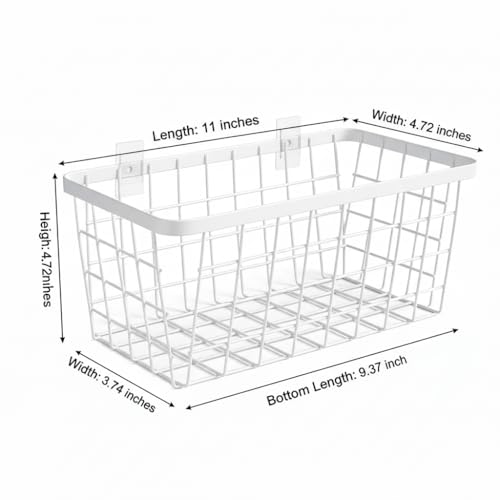 2 Set LeleCAT Hanging Wall Basket Organizer (2 Count)