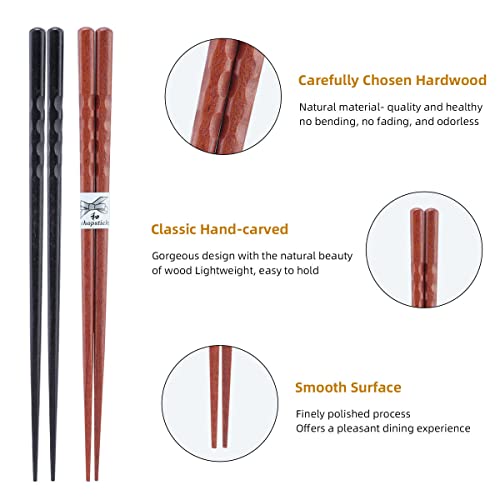 10 Pairs Set of Wooden Chopstick (10 Count)