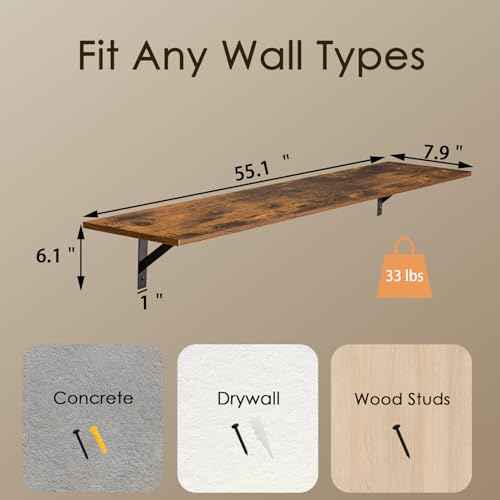 Long Wall Shelves