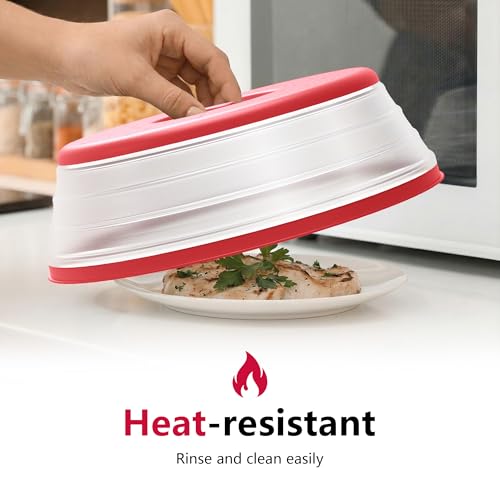 Microwave Splatter Cover Vented for Food with Hook Hole