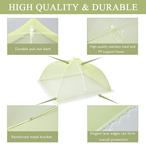 7 Pack Colorful Food Covers Food Tent for Outside Mesh to Keep Bugs away