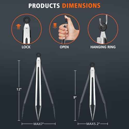 Stainless Steel Kitchen Tongs