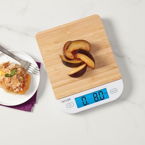 Bamboo Digital Backlit Kitchen Scale