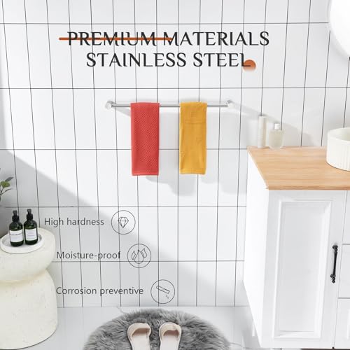 Towel Bar Brushed Nickel 24