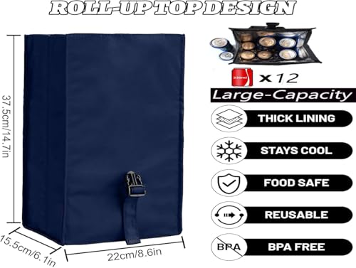 Insulated Foldable Lunch Bag