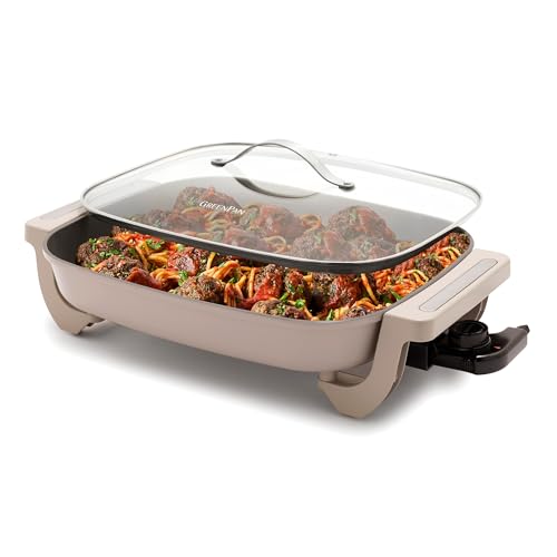 Advanced 12” X 15” Electric Skillet with Lid