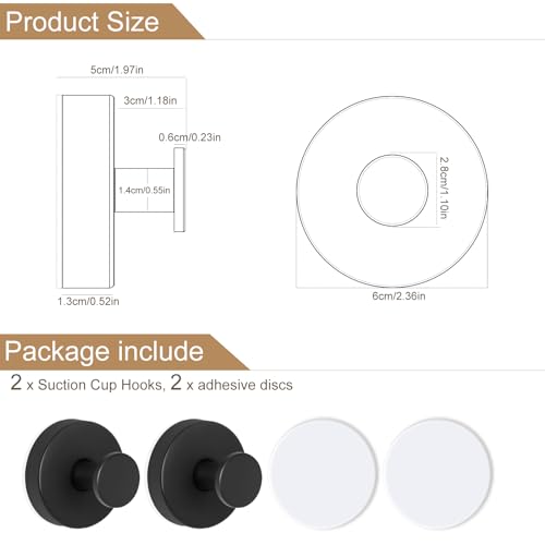 Suction Cup Hooks for Shower