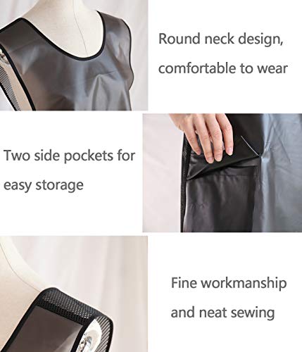 100% Waterproof Cross Back Apron With Pockets For Women Men Dishwashing