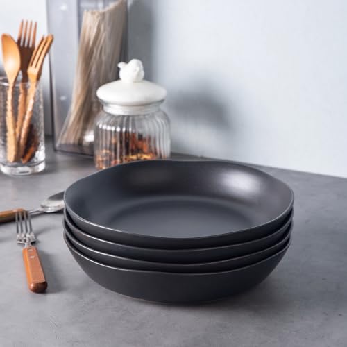 9.75'' Large Ceramic Pasta Bowls (6 Count)