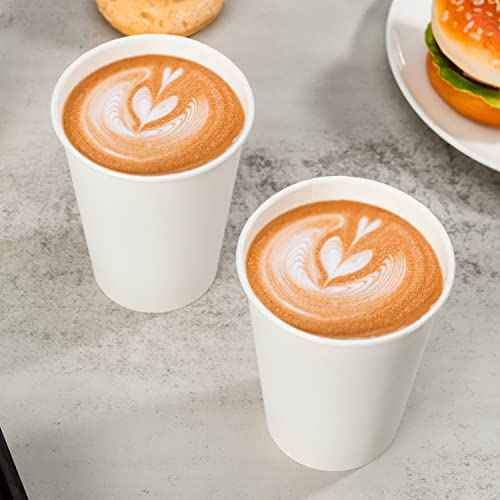 300 Pack 12 oz Disposable Paper Coffee Cups (300 Count)