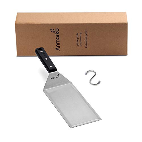 Turner 4x8 Stainless Steel Metal Griddle Spatula