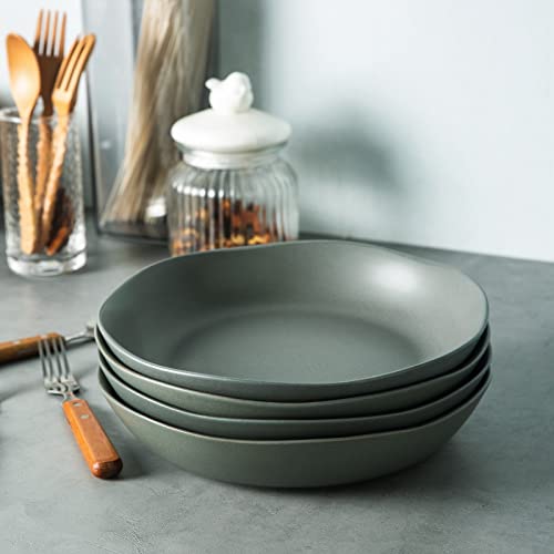 9.75'' Ceramic Large Pasta Bowls (4 Count)