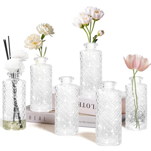 Bud Vase Flower Bottle (6 Count)
