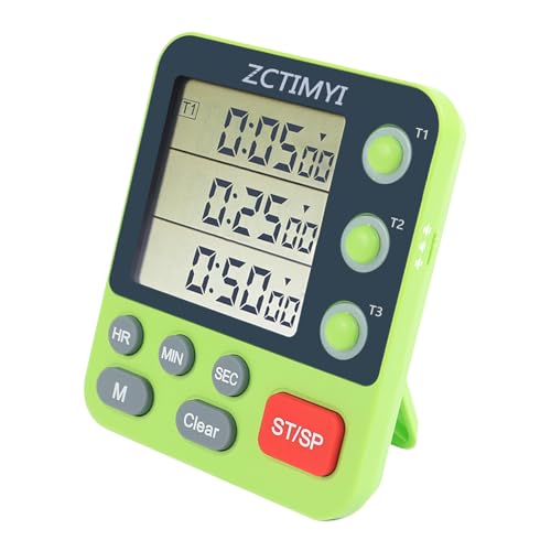 Dual Digital Timer for Kitchen Cooking