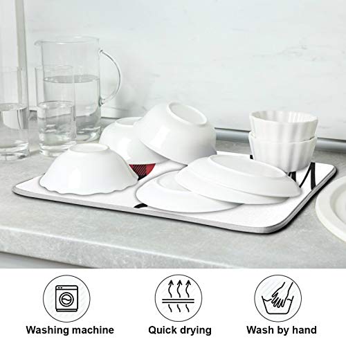 Super Absorbent Dish Drying Mat