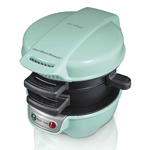 Breakfast Sandwich Maker with Egg Cooker Ring