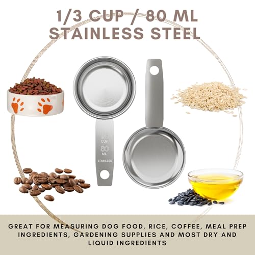 1 3 Cup Stainless Steel Measuring Cup