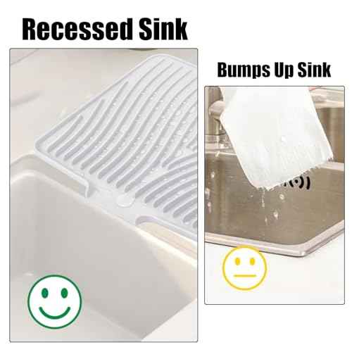 Silicone Dish Drying Mat for Kitchen Counter