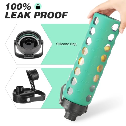 Glass Water Bottle