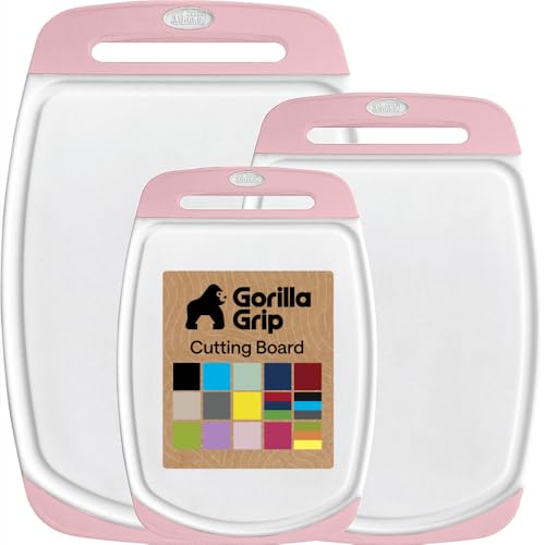 BPA Free Reversible Kitchen Cutting Board (3 Count)