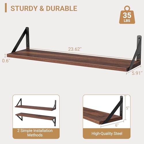 Floating Shelves for Wall (3 Count)