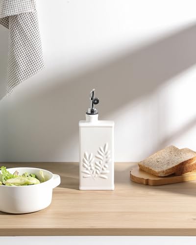 Sweejar Ceramic Olive Oil Dispenser Bottle for Kitchen