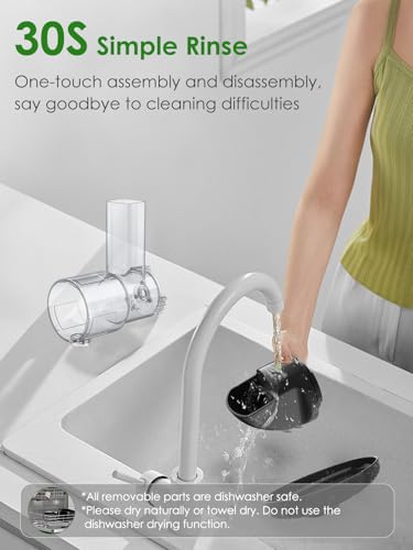 Masticating Juicer Machine 200W Slow Cold Press Extractor for Veggie