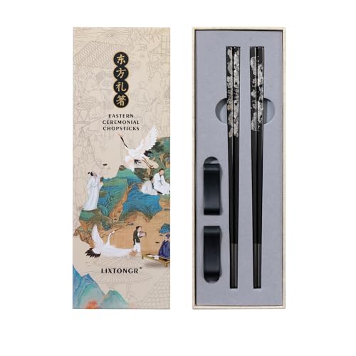 Dragon & Phoenix Reusable Stainless Steel Chopsticks Set (2 Count)