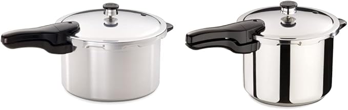 Presto 01282 8-Quart Aluminum Pressure Cooker & 01282 8-Quart Aluminum Pressure Cooker