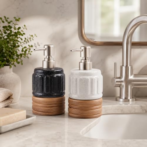 2 Pcs Soap Dispenser Bathroom