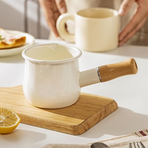 Enamel Milk Pot