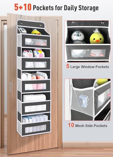 Over the Door Organizer for Pantry (10 Count)