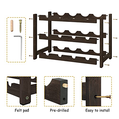 Bamboo Wine Rack Storage