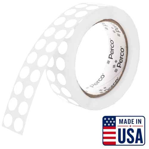 White Round Circle Dot Sticker 1