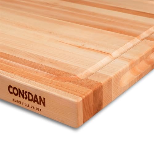 Hard Maple Wood Cutting Board for Kitchen