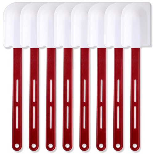 8 Pcs Rubber Spatulas Silicone Heat Resistant (8 Count)