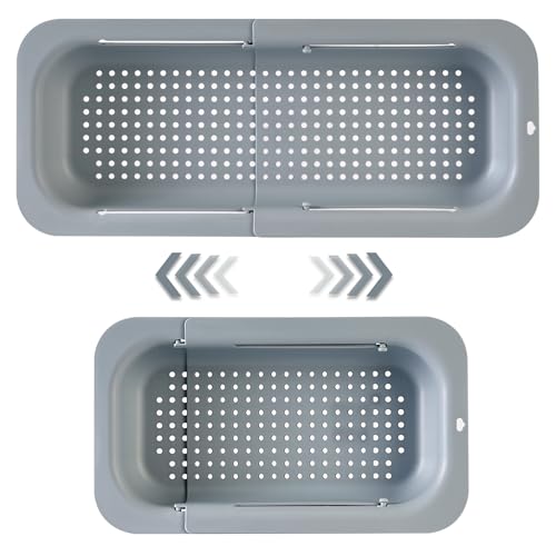 Extendable Sink Colander Strainer Basket