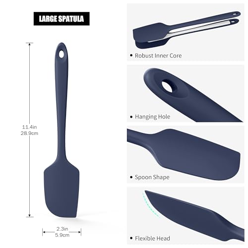 600°F Heat Resistant Silicone Large Spatula