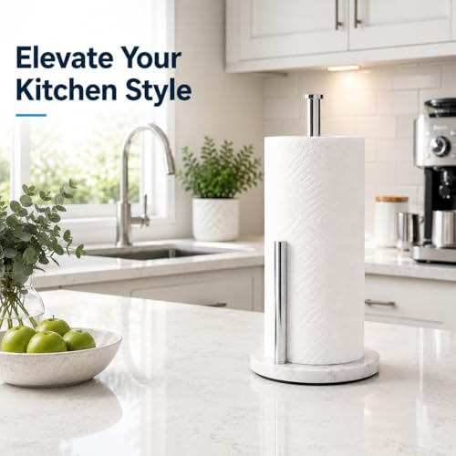 Chrome Paper Towel Holder for Kitchen Countertop