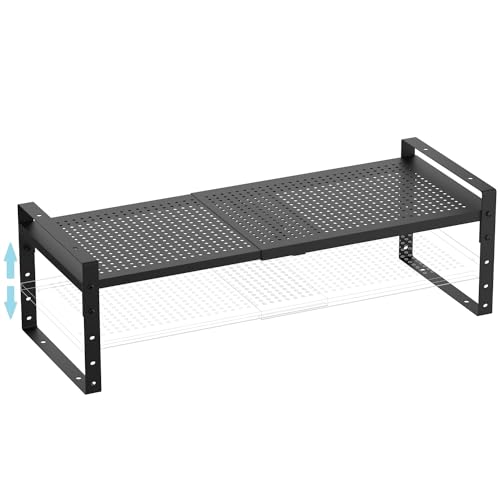 Expandable Shoe Rack Stackable Metal Pantry Storage Shelves Stand Adjustable Height Cabinet Shelf Organizer Racks Spice Shelving