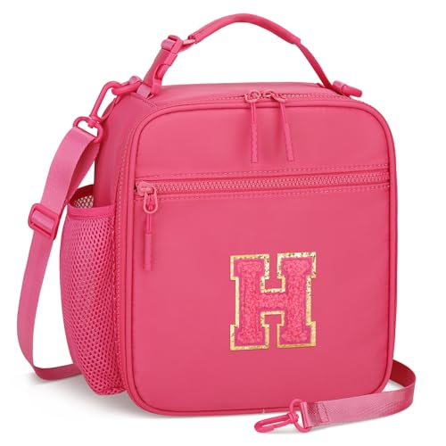 Initial Insulated Lunch Bag for Girls Kids