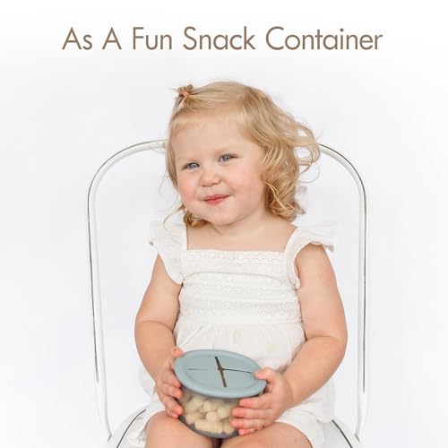 Silicone Snack Containers for Kids (8 Fl Oz)