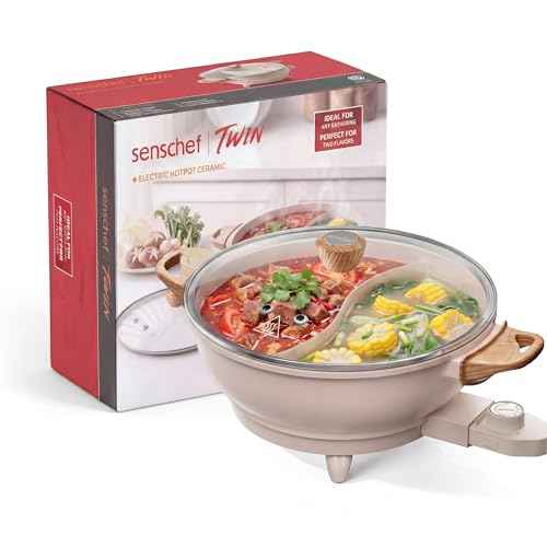 TWIN™ Dual Shabu Shabu Electric Hot Pot Fast & Even Heat