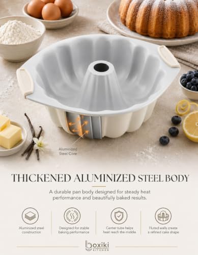 Ceramic Fluted Cake Pan