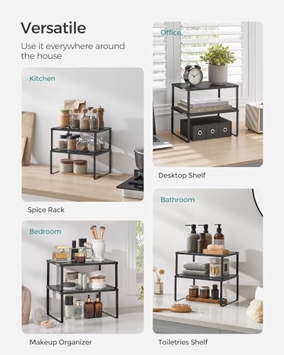 Set of 4 Metal Spice Racks (4 Count)