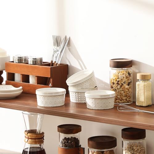 6 oz Ceramic Ramekins Set of 4